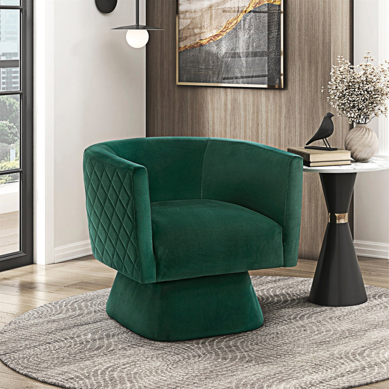 Chaise pivotante Upholstery, Vert