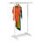 Demetri Metal Adjustable Rolling Clothing Rack