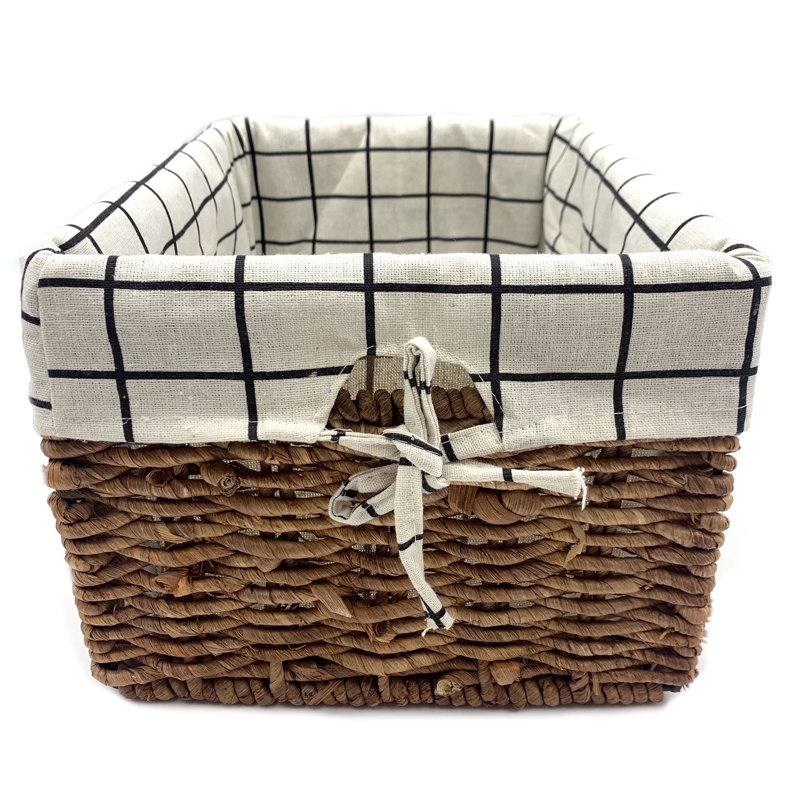 Panier de rangement rectangulaire pour maïs, Blanc