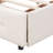 Eural Upholstered Platform Bed with Classic Headboard and 4 Drawers, No Box Spring Needed, Linen Fabric, Queen Size-438307428