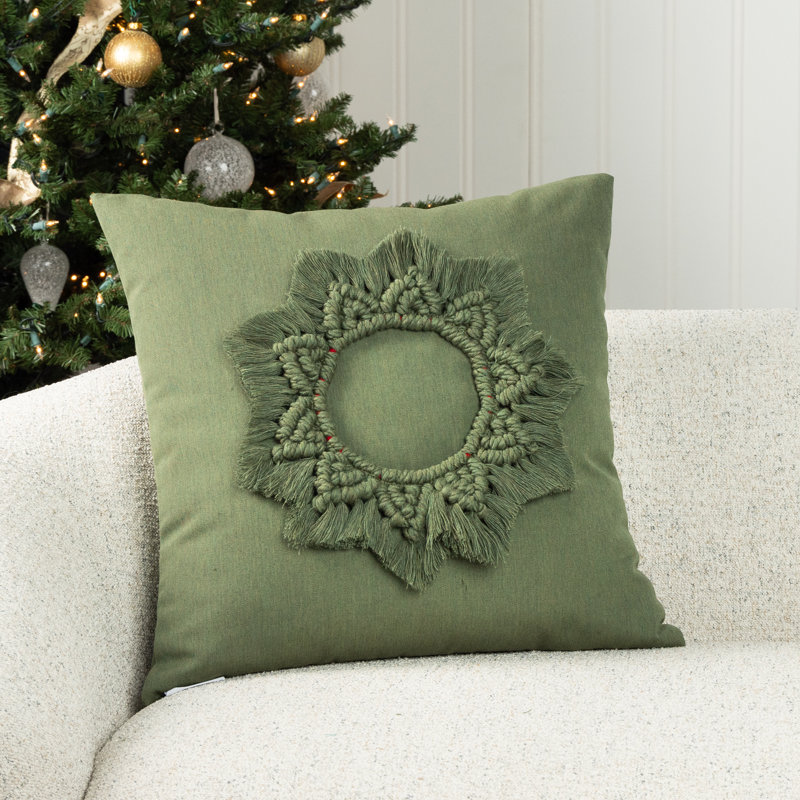 Holiday Square Indoor/Outdoor Pillow Cover & Insert