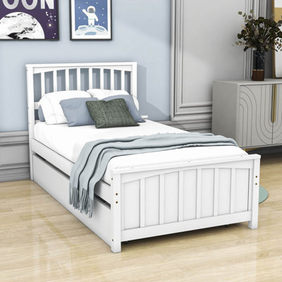 Comyns Twin Platform Bed with Trundle by Winston Porter