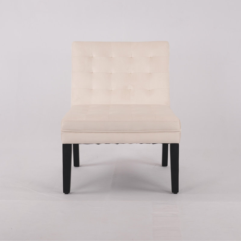 Ensemble de 1 canapé en velours décontracté, Beige