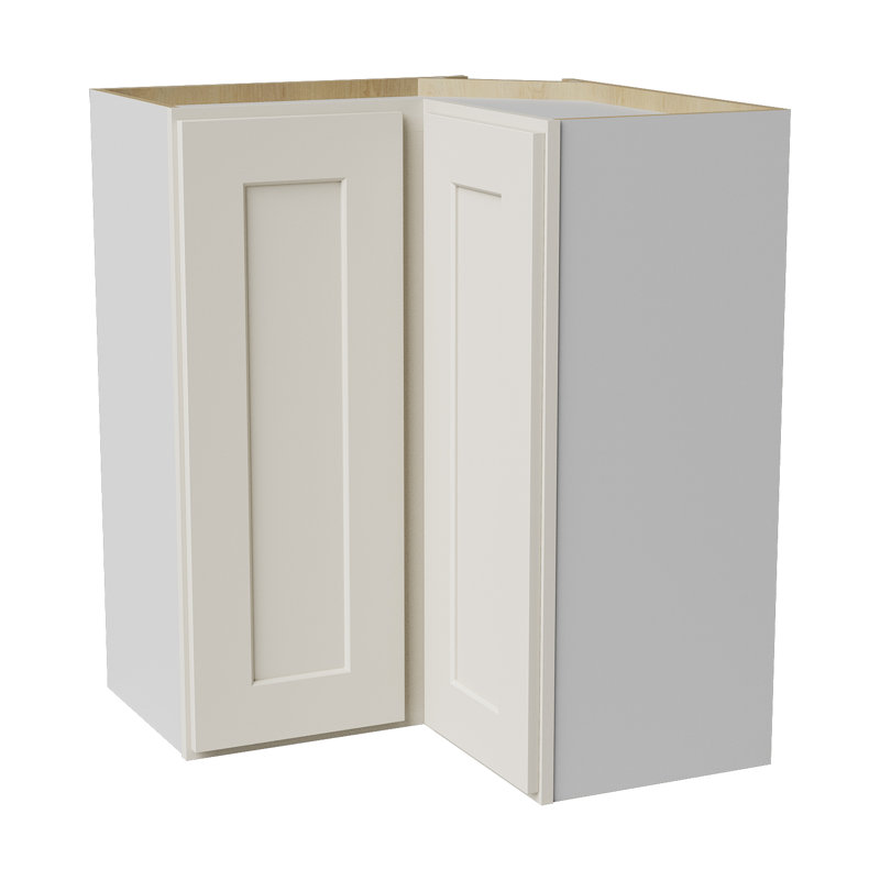 Armoire murale d'angle, Crème Shaker, L 24 po x H 30 po x P 12 po