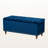 Balig Navy Blue Velvet Fabric Upholstered Storage Bench, 18.7'' H X 41.73'' W X 16.73'' D-1457547238