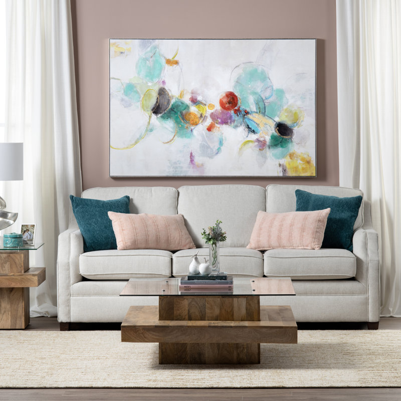 «Vibrant Rings», art mural encadré sur toile