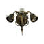 Schoolhouse & Early Electric 3 - Light Armed Sconce
