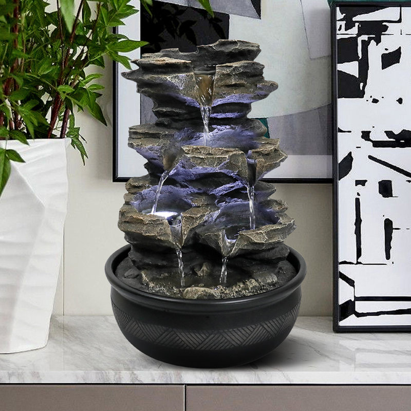 Chiyo Weather Resistant Fountain with Light