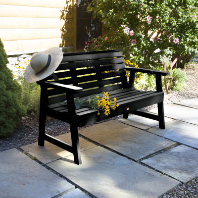 Midwest Plastic Garden Bench by Beachcrest Home