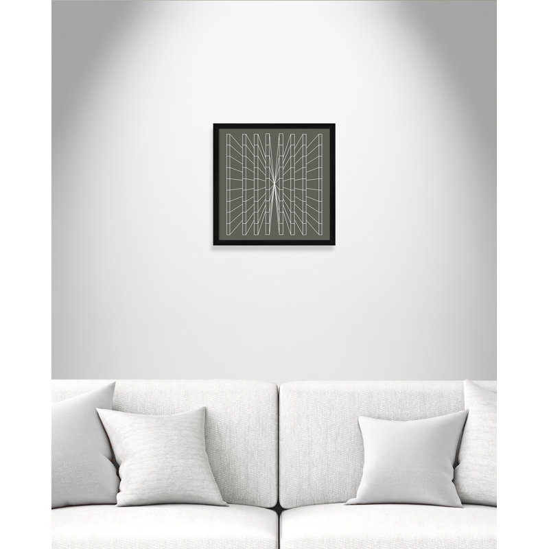 Olive perspective par Sandi Hauanio - reproduction d'art sur papier encadrée, H 17 po x l 17 po x P 0,75 po