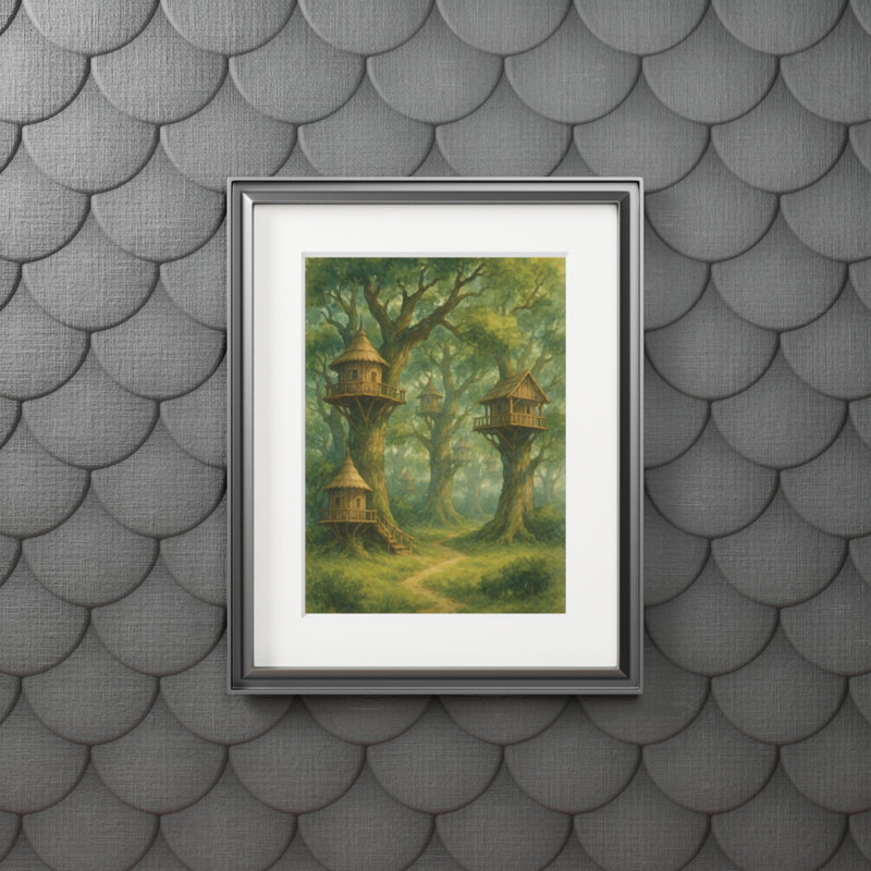 Clinger Single Picture Frame Print, 35.56 cm H x 27.94 cm W