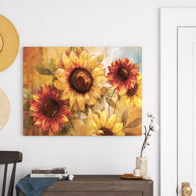 " Sunflower Cheer " Painting Print