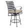 Classico-W Iron Outdoor 27.5'' Bar Stool with Cushion