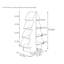 Compact Elegant Bookshelf for Home Organization-107393918