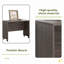 Bureau d'ordinateur en bois, bureau personnel
