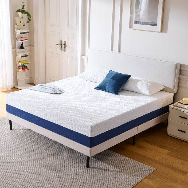 15 cm, 18cm, 20cm and 25cm Gel Memory Foam Mattress - 5-Zone Support, Reduced Motion Transfer, Medium Firm, Breathable Cover, Box-Packed for Easy Setup