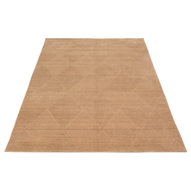 Tapis brun clair Kashkuli Gabbeh 6 pi 7 po x 9 pi 4 po