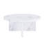 Table basse blanche, 31,4 pouces pour les espaces de vie, la construction et les tables pratiques