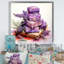Mauve lavande Batjhroom II - art mural lavande-1893556409-1926952367