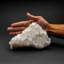 Véritable grappe de cristal de quartz transparent du Brésil (2,4 lb)