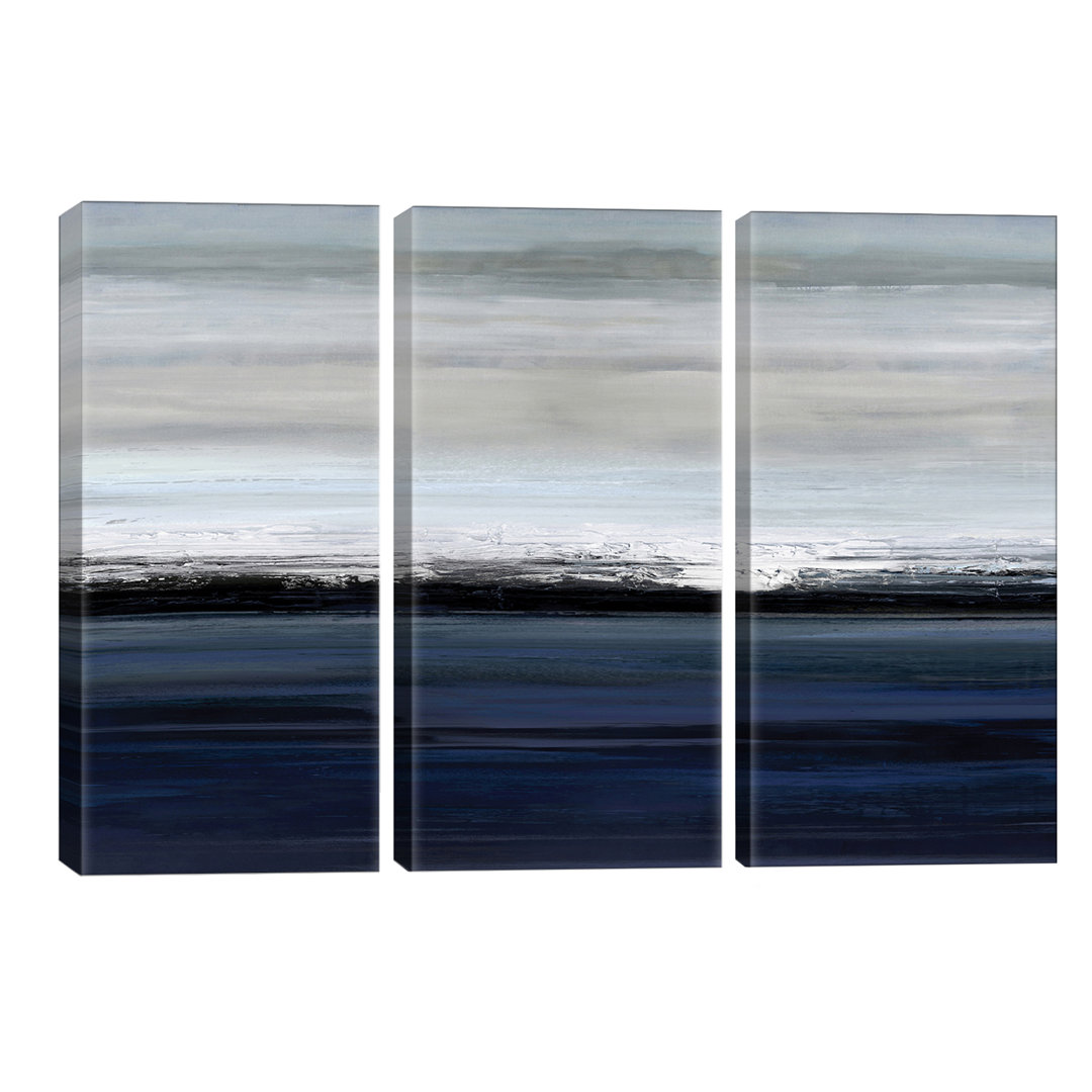 'At The Edge' Painting Multi-Piece Image on Wapped Canvas