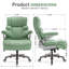 Fauteuil de direction ergonomique de 700 lb avec support lombaire réglable, accoudoirs rabattables en 3D, siège rembourré large, fauteuil de bureau en cuir à haut dossier pour bureau personnel-2066876538
