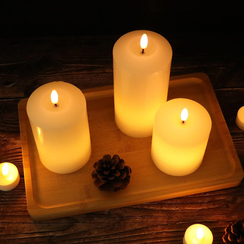 Flameless Taper Candle
