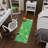 Sprite Logo 2 ft. x 5 ft. Non-Slip Runner Rug Coke For Man Cave Bedroom Kitchen, Green