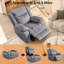 Oversized Electric Lift Recliner Chairs with USB Port and Side Pockets