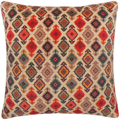 Gerbrand Velvet Geometric Throw Pillow