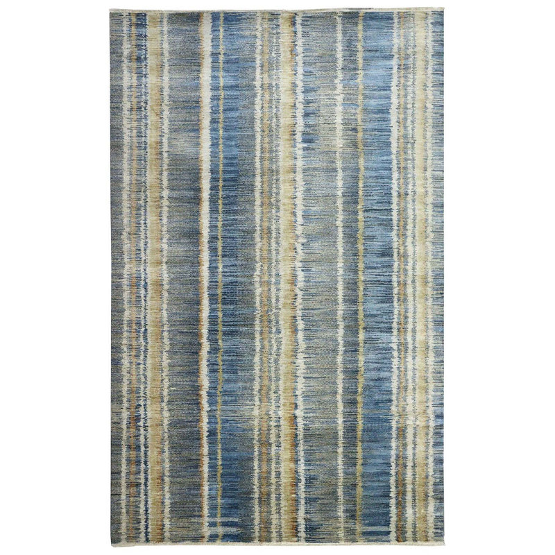 Striped Indoor Rug, Rectangle 9'1" x 11'9"