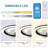 Devra Reversible Blades Timing Low Profile Ceiling Fan with Light and APP Control Dimmable LED Lighting