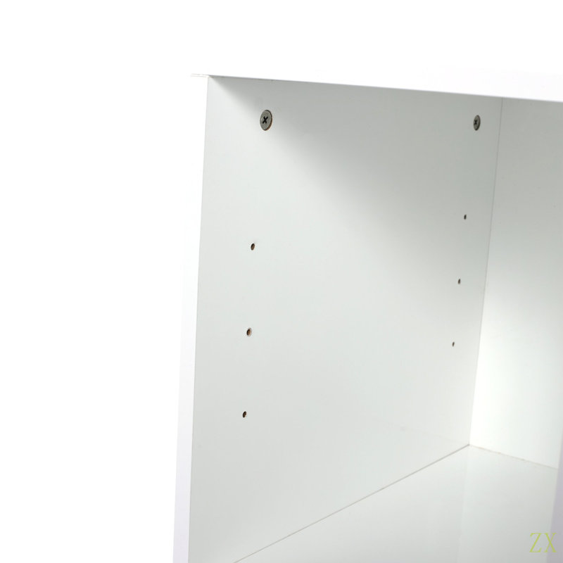 Meuble-lavabo flottant de 36 po au design moderne avec lavabo d'art en céramique, plaque de pierre plate et petites tablettes de rangement, porte à fermeture douce, ensemble KD