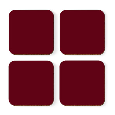 Cork Square 4 Piece Coaster Set