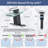 Single-Hole Single-handle Bathroom Faucet with Drain Assembly