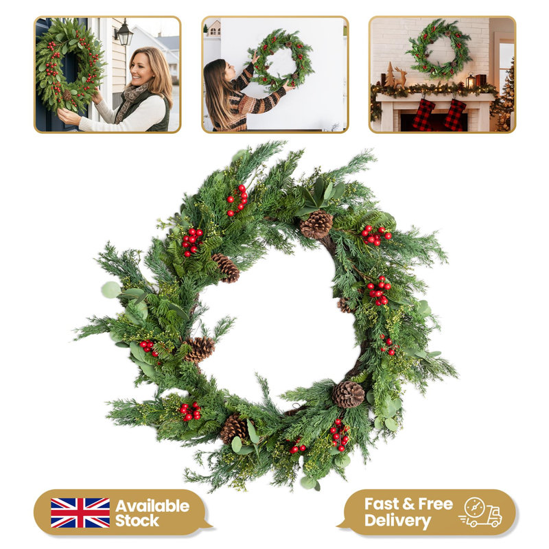 Polyethylene 100cm Wreath