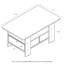 Hilburn Four Leg Coffee Table with Storage-1030041416