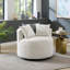 Fauteuil d'appoint rembourré en velours côtelé Malna