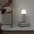 Aspen 14.5" LED Bedside White Marble and Gold Table Lamp with USB Port - Bundle Set of 2