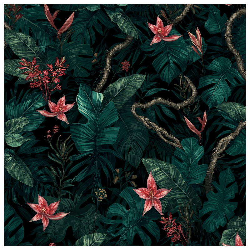 Housses de couette Lush Tropical, Lit simple
