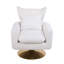 360-Degree Swivel Accent Chair with a Pillow-1162006660