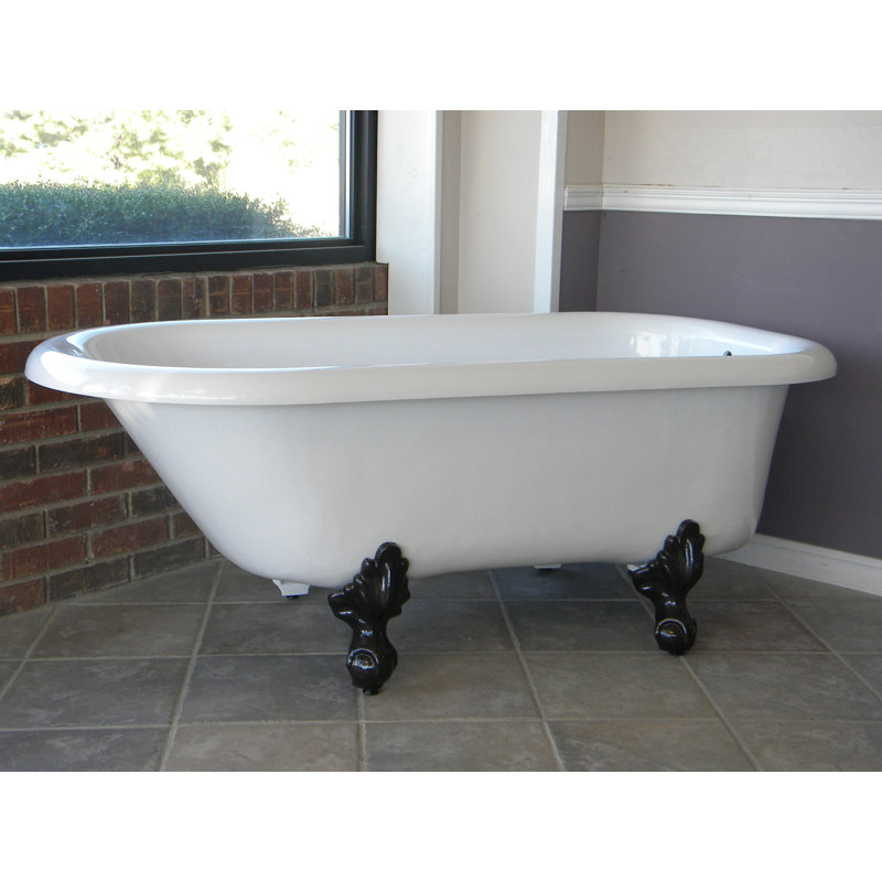 Regent 60" x 30" Clawfoot Soaking Bathtub, Oil Rubbed Bronze