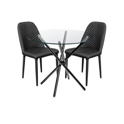 3 - Piece Criss Cross Dining Set