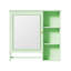 Armoire de salle de bain murale avec rangement et grande porte miroir pour une fonctionnalité améliorée