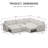 L-Shaped Modular Sleeper Sectional-125353707
