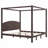 King Size Wood Canopy Bed-114229186