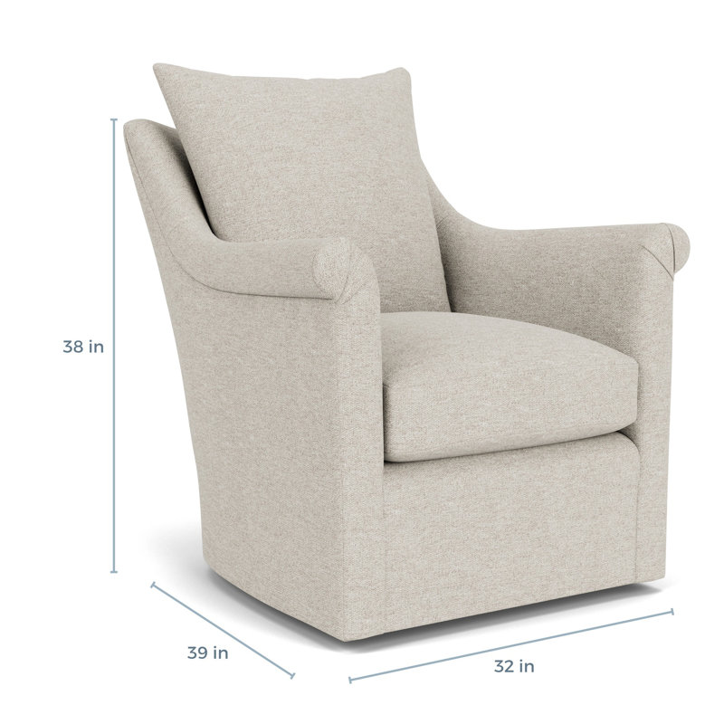 Devin Park Swivel Chair, Imperial Ivy