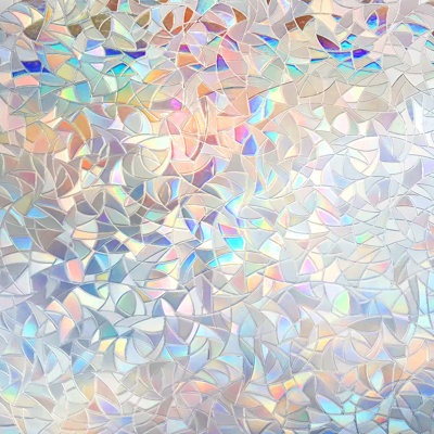 3D Rainbow Decorative Privacy Window Decal