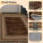Washable Area Rug Modern Bordered Rug Non Slip Floor CarpetNon Shedding Neutral Rugs for Kitchen Bedroom Living Room-2014422478-2014422459