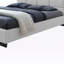 Grand lit plateforme tapissier Avelar Bossley, blanc H 34,13 po x l 62 po x L 83,85 po-33651859-33651860